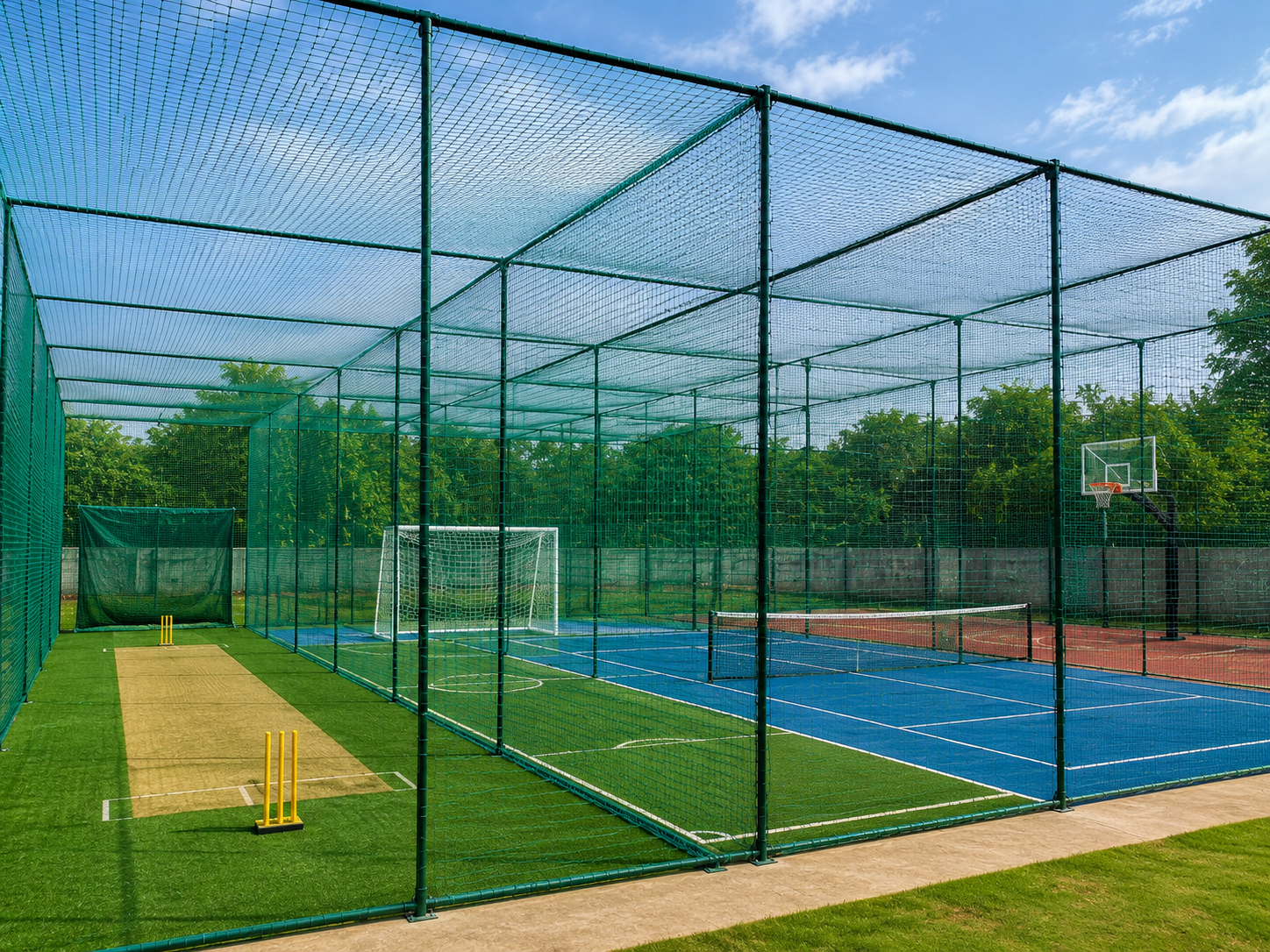 Sports Practice Nets Installation