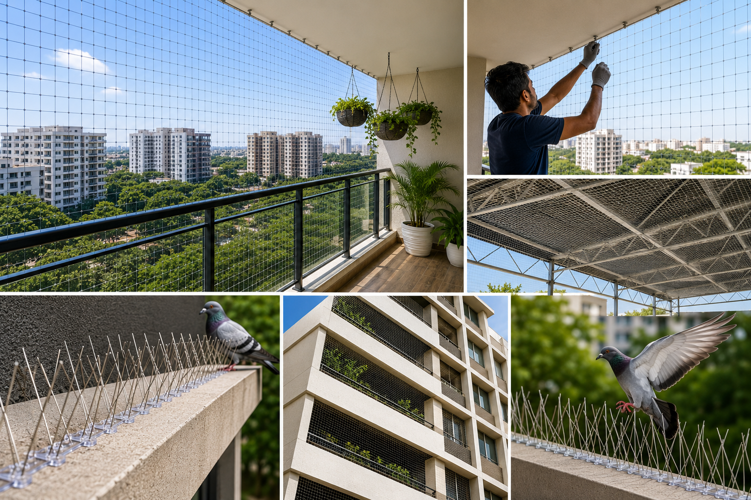 Bird Netting Service Dealers Hyderabad