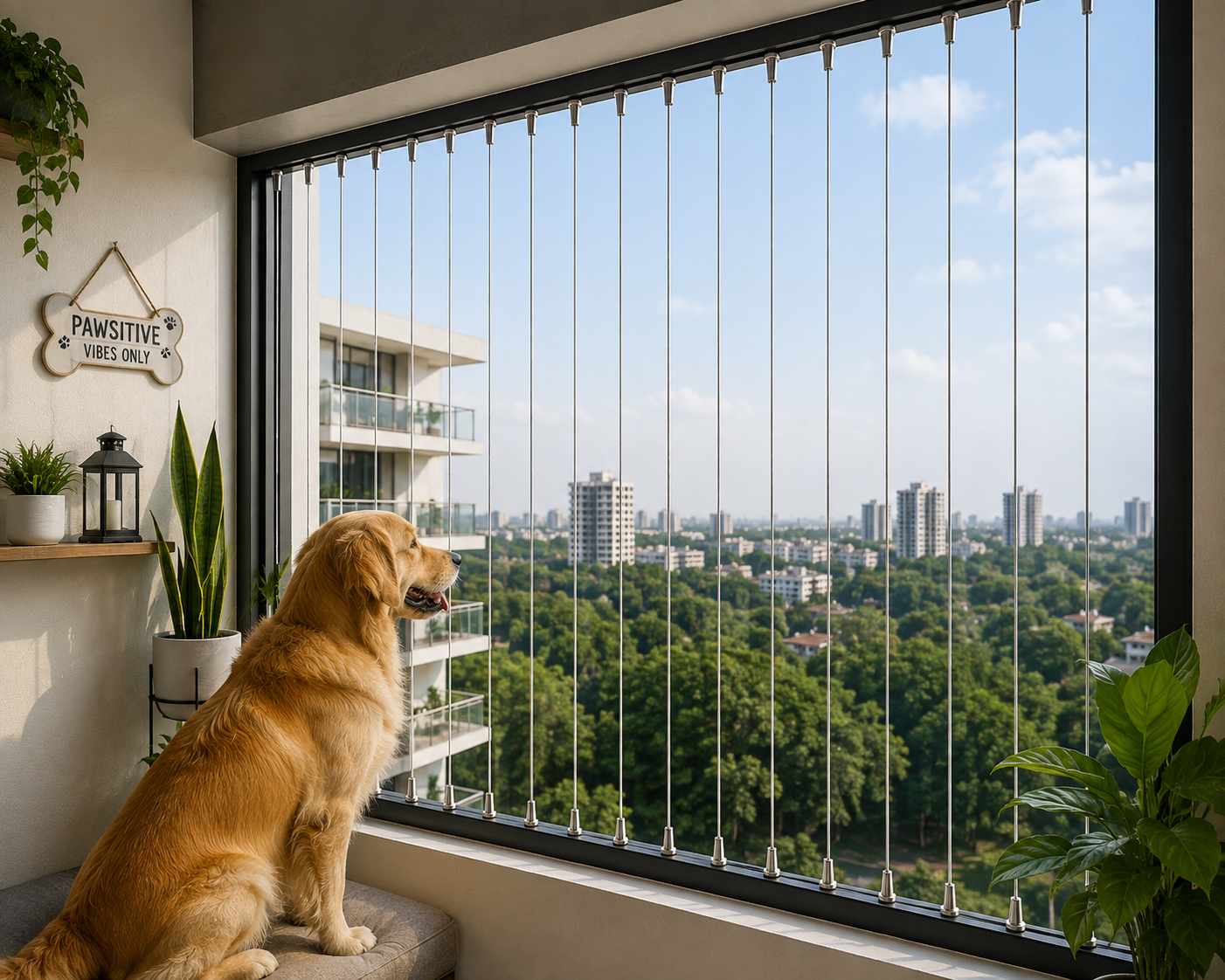 Invisible Grill for Pets Safety in Hyderabad